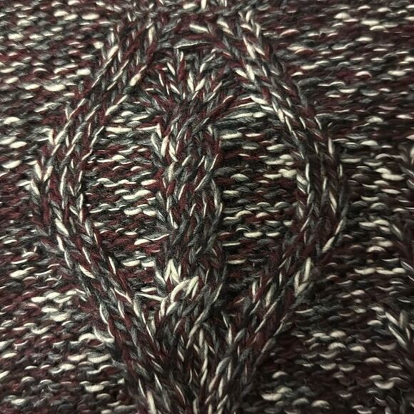 Madewell Woman’s Chunky Knit Tweed Crewneck Sweater with Side Vents. Size XS. - Picture 4 of 8